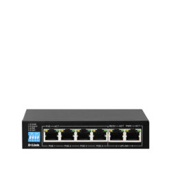 D-Link DES-F1006P-E 250M 6-Port 10/100 Switch with 4 PoE Ports and 2 Uplink Ports