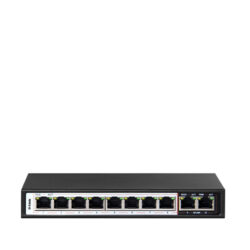 D-Link DES-F1010P-E 250M 10-Port Fast Ethernet Switch with 8 PoE Ports and 2 Uplink Ports